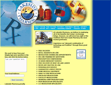 Tablet Screenshot of lakesidepharmacy.com